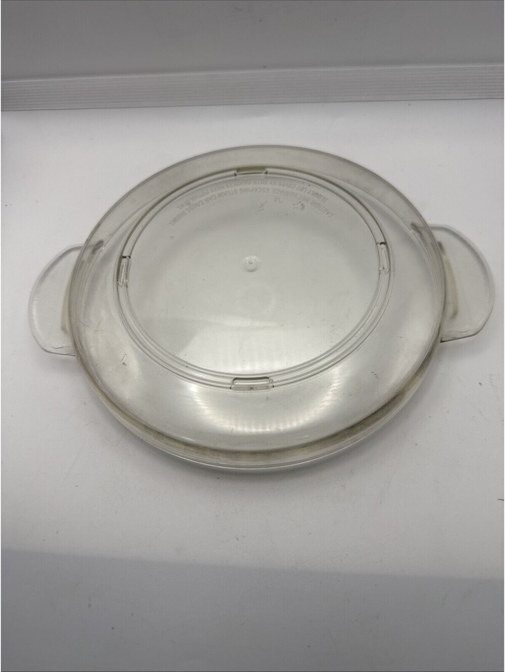 Black Decker Handy Steamer HS80 Food Rice Bowl Cover Lid Replacement Clear Tabs